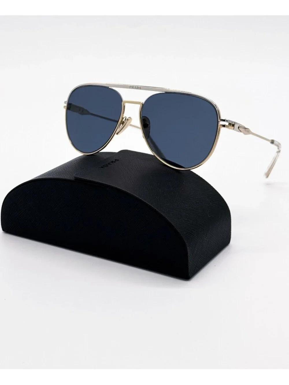 New Prada SPR 54Z Aviator Unisex Sunglasses PR54ZS 17F09T